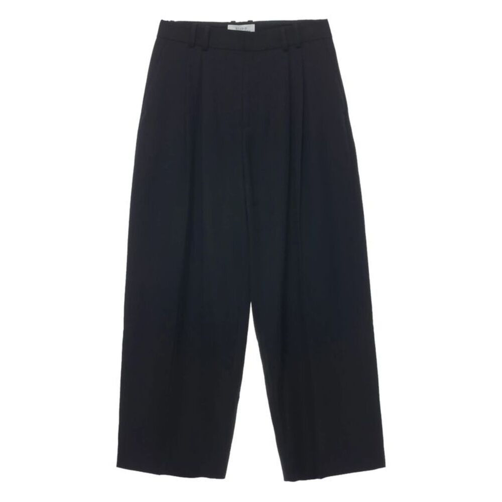Studio Nicholson Black Trousers - Loose Fit Men
